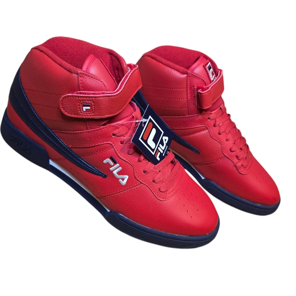 Fila Men's Red High-Top Sneakers